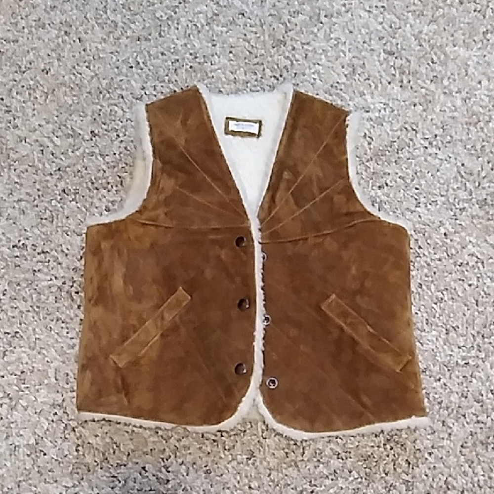 Brown Suede Vest